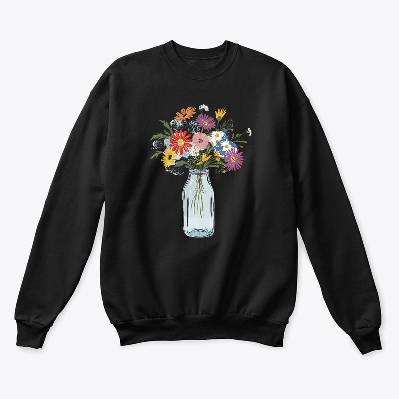 Mason Jar With Flowers
