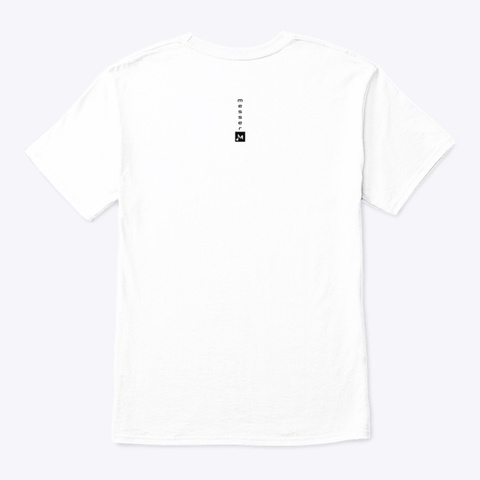 Techno M   White White T-Shirt Back
