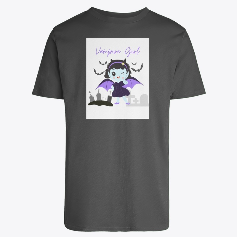 Vampire Girl In Graveyard