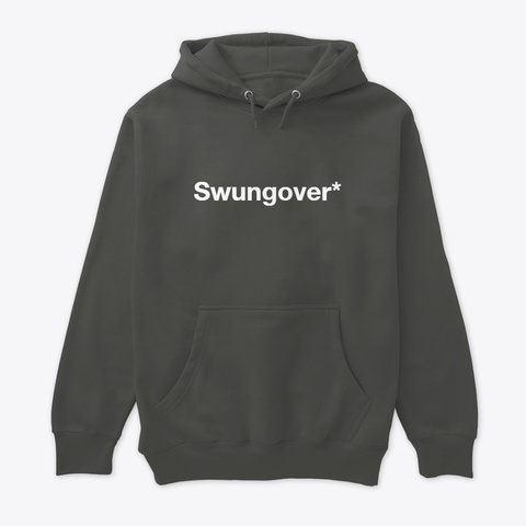 Swungover* Official T Shirt! Dark Grey Heather T-Shirt Front