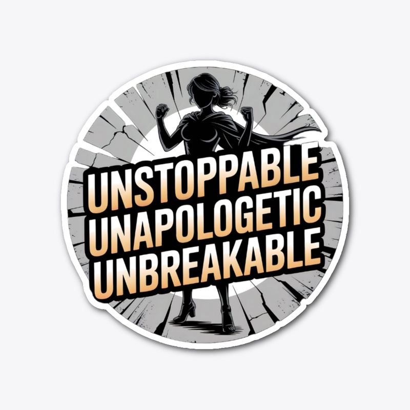 Unstoppable Unapologetic Unbreakable Art