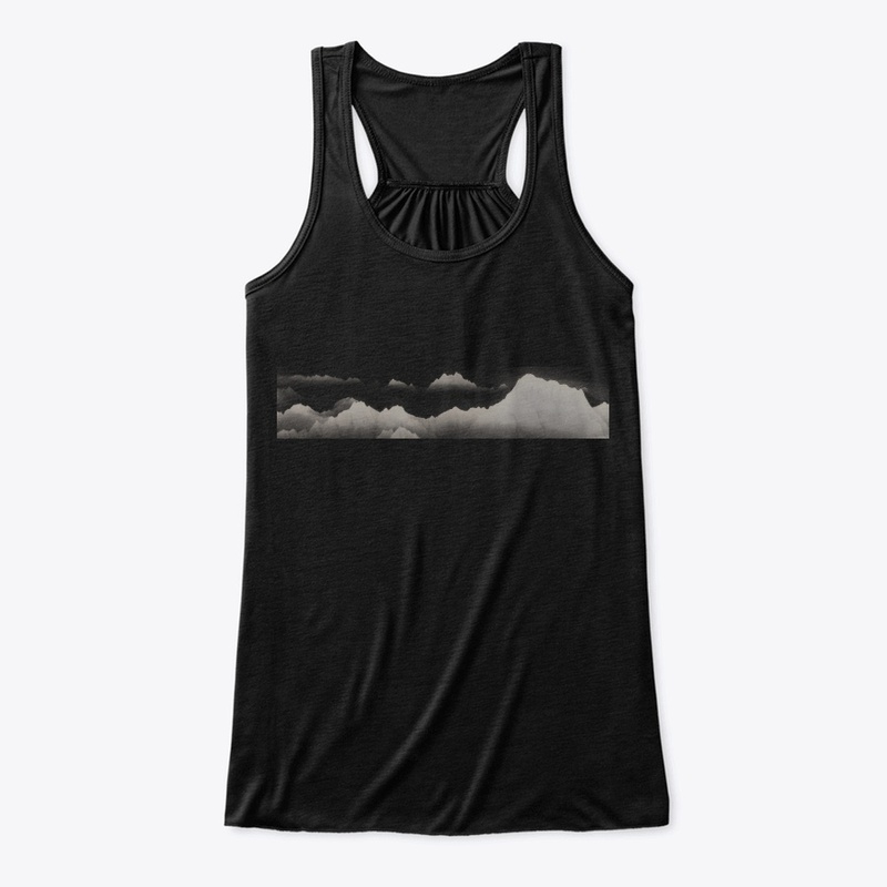 Black mountain silhouette 