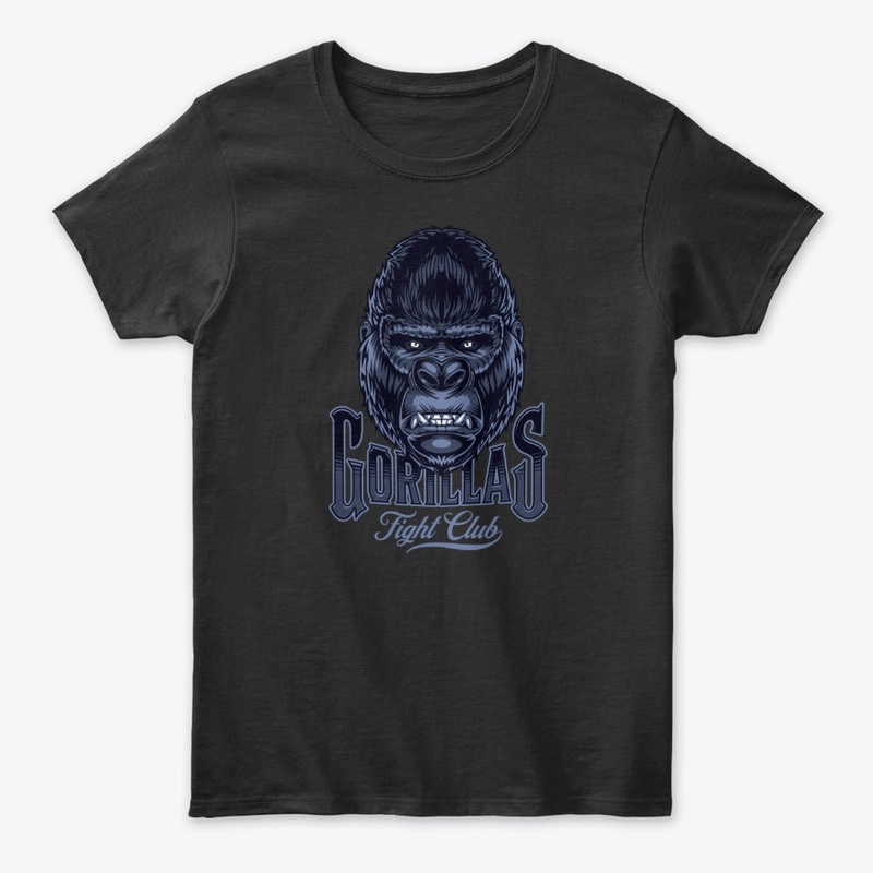 Gorillas Fight Club Vintage Animal Merch