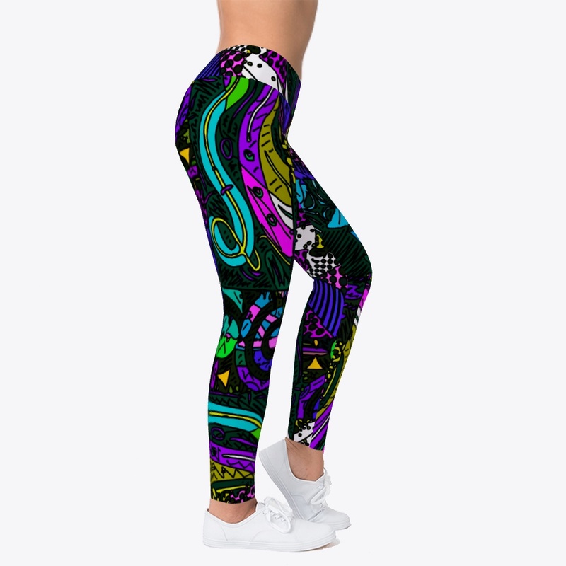 Multicolor Geometric Abstract Pattern