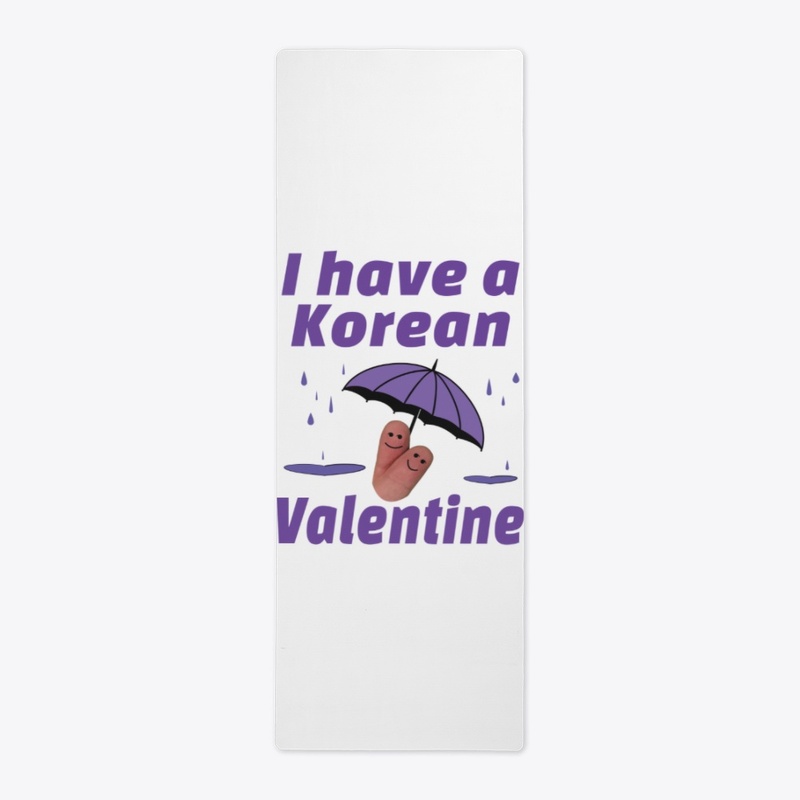 I have a Korean Valentine with umbrella