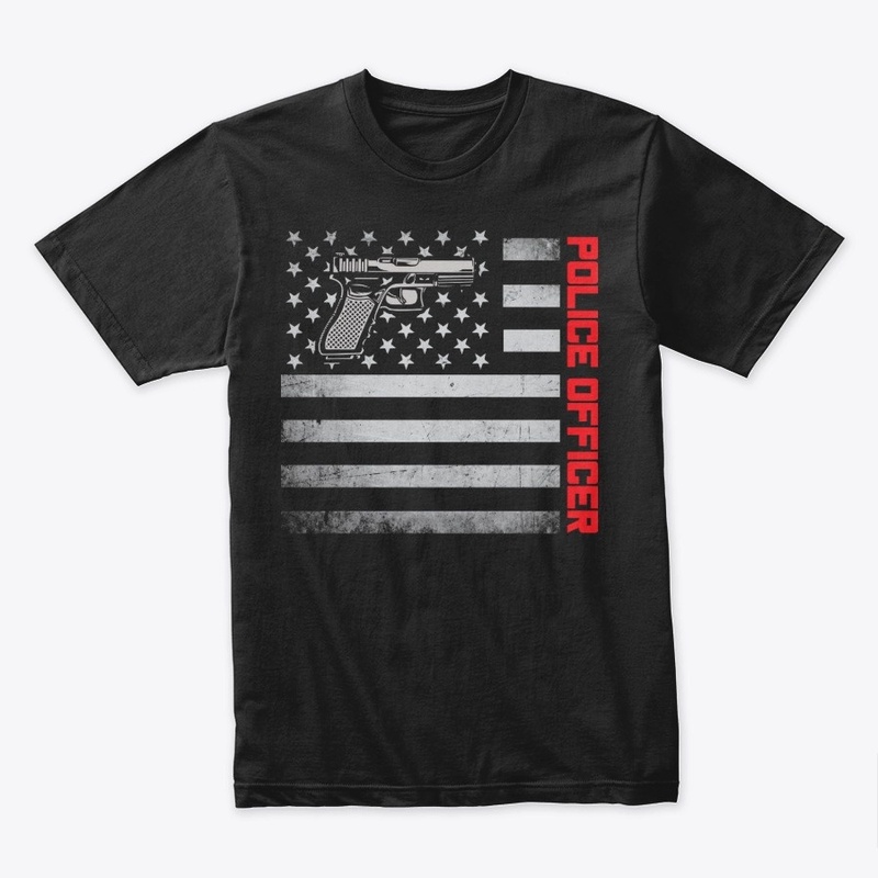 Police Officer US Flag Mask