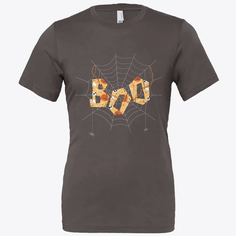 Spider Web Boo Halloween Shirt