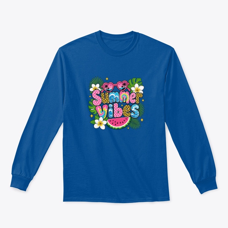 Colorful Beach T-Shirt Design