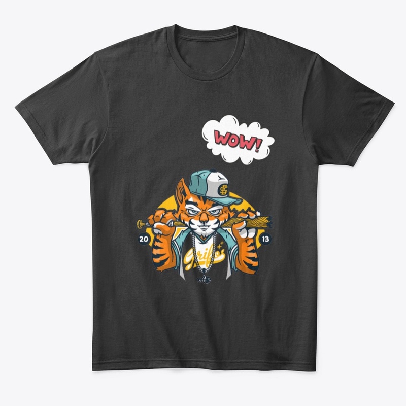 Headline Shirts Tiger Graphic Screen 