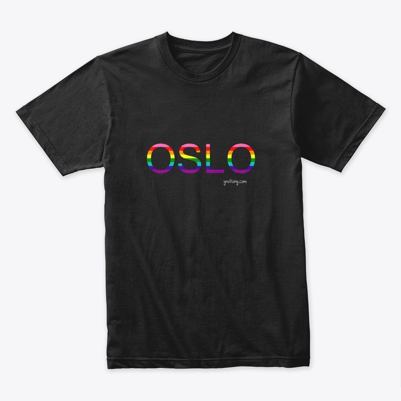 Oslo Pride Rainbow Flag Apparel.