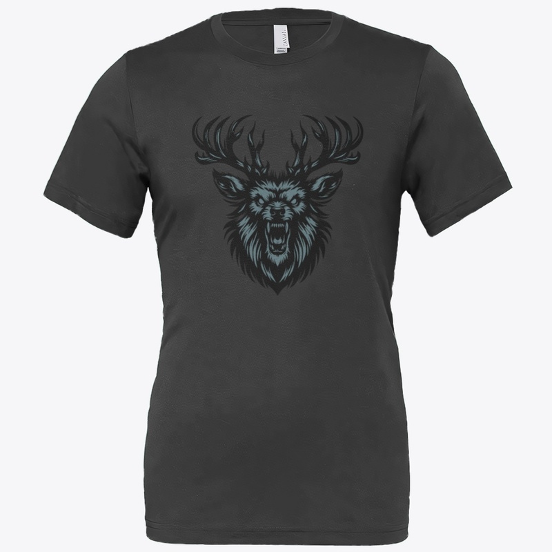 Striking Deer Head Design