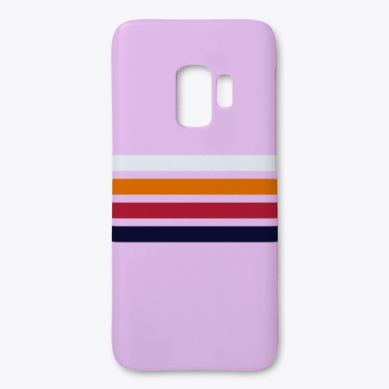 Tsuneoki Abstract Colorful Retro Stripes