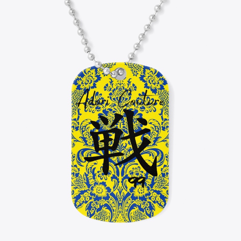 Adori Couture Paisley Dog tag