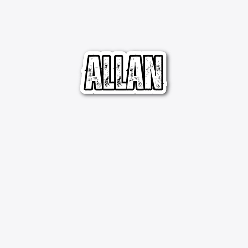 Personalized Name "Allan" Vintage Style