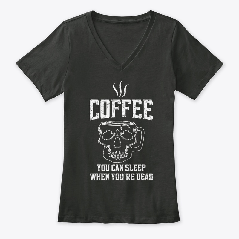 Coffee  Halloween Skull   Vintage Sleep 