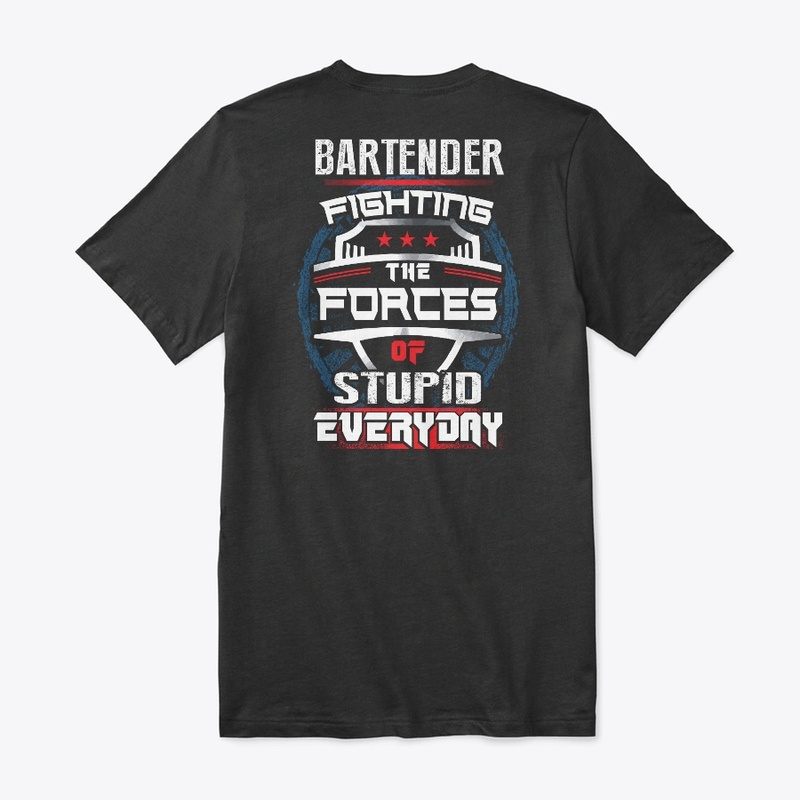 Bartender Fighting Forces Hoodie