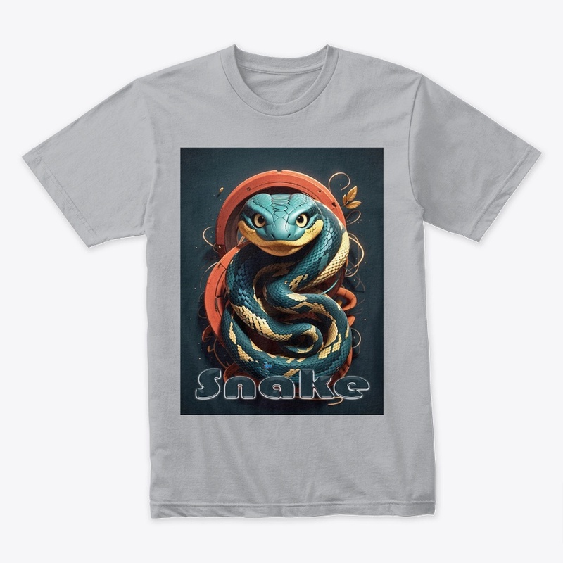 T-shirt design Snake 