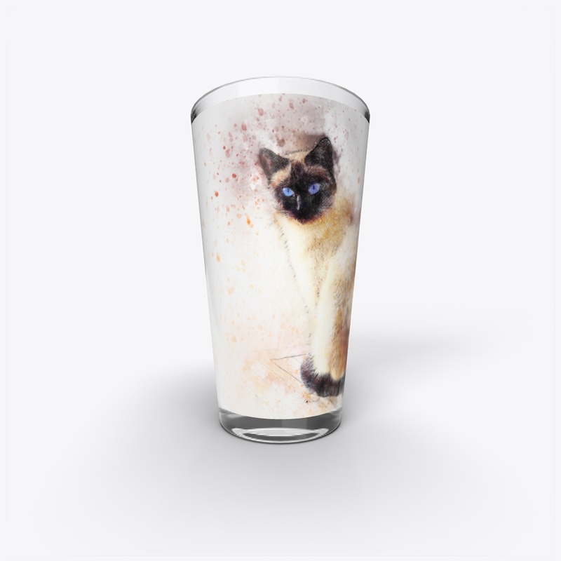 dreamy cat watercolor