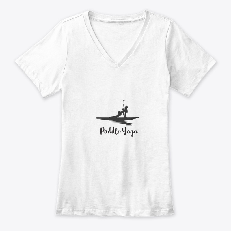 SUP, paddle board yoga woman silhouette