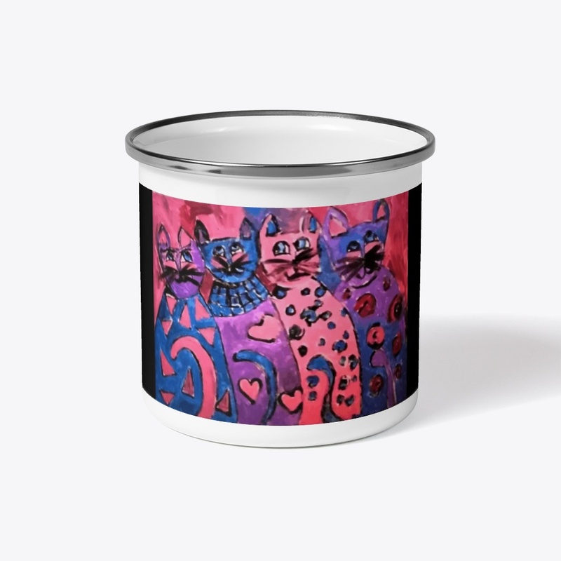 Stefanie Tomasello "pink and blue cats"