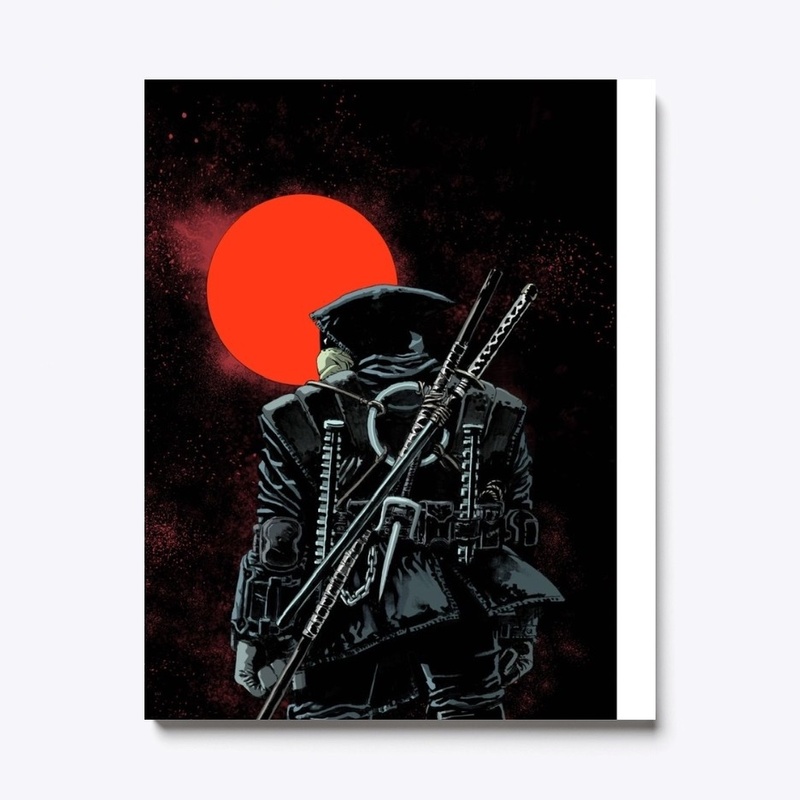 Ninja turtle canvas painting 