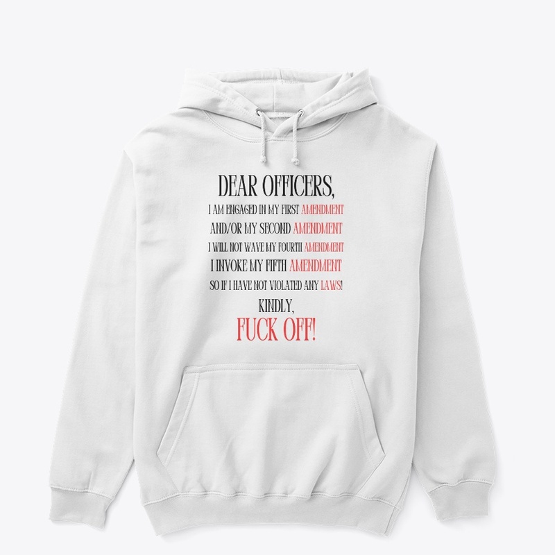 New Dear Officers Amendment T-Shirt