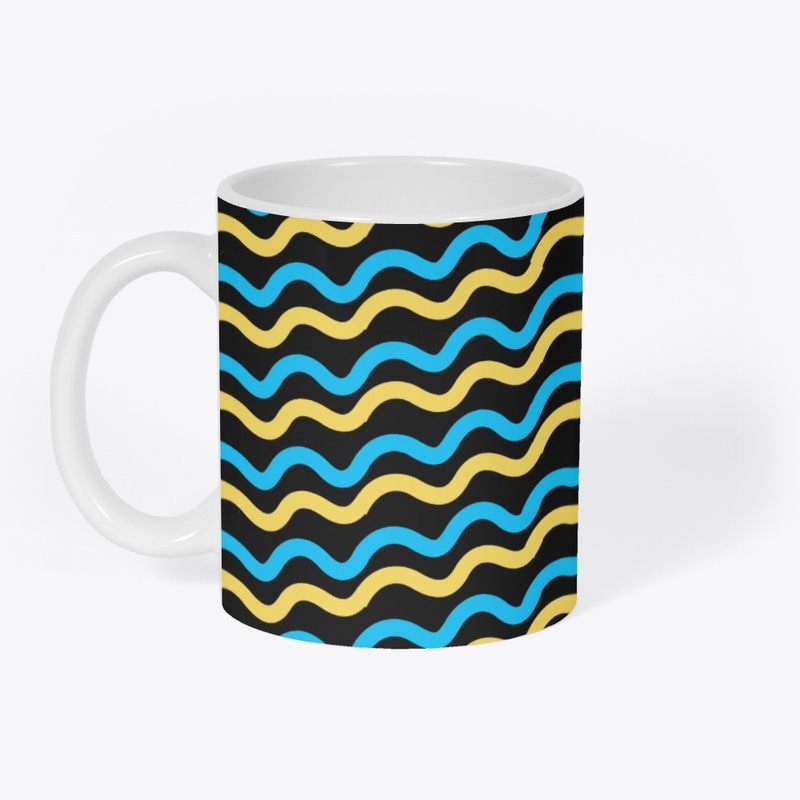 A YELLOW & BLUE MIXING PATTERN
