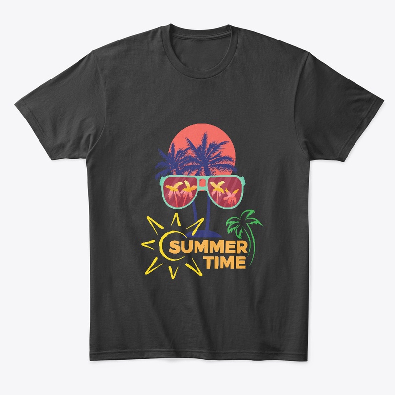 Black Colorful Summer Time Holiday