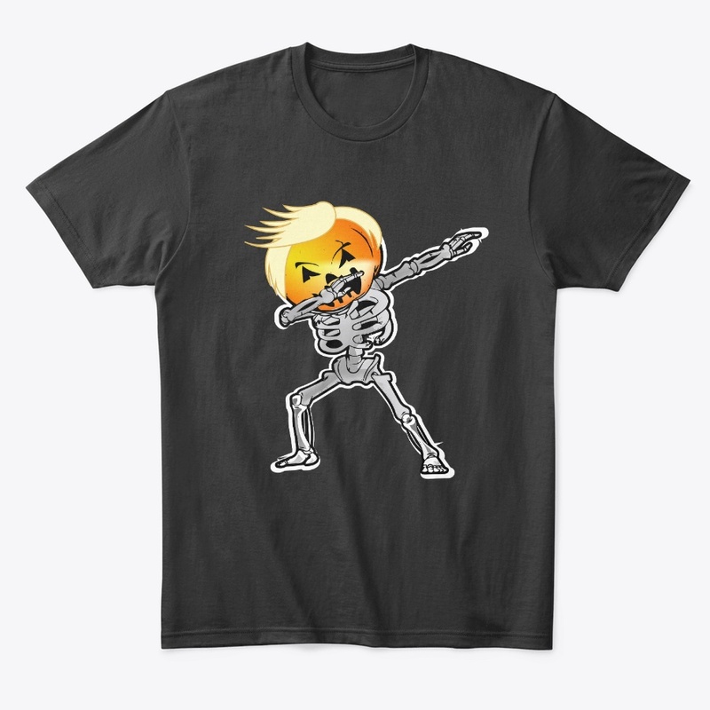 Dabbing Trumpkin Halloween costume tee