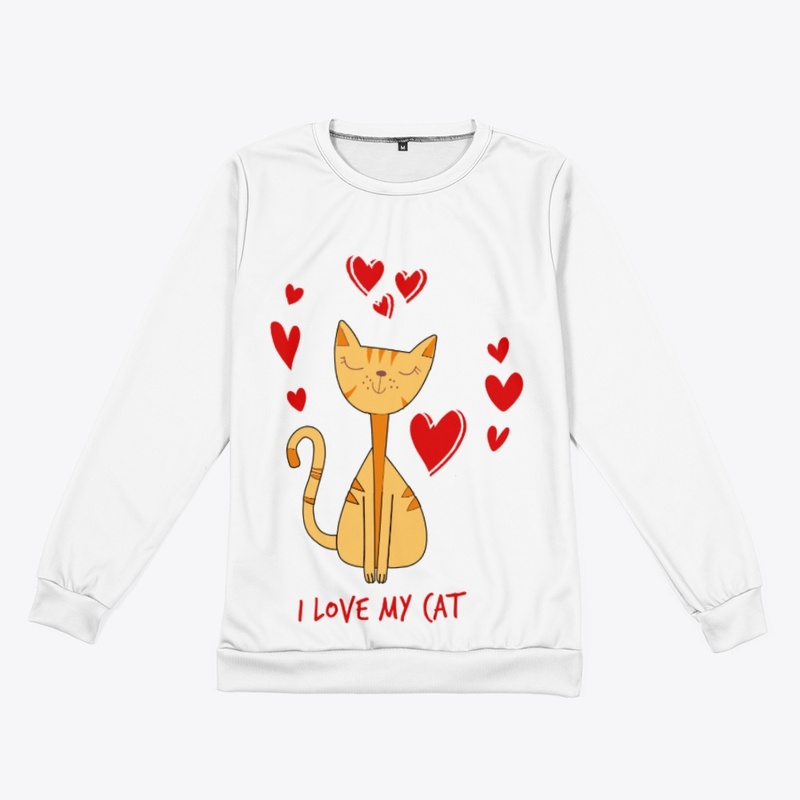 I love my cat.