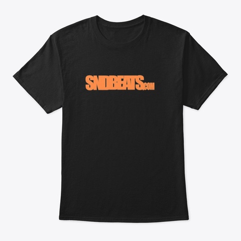 Safety Orange Snd Black T-Shirt Front