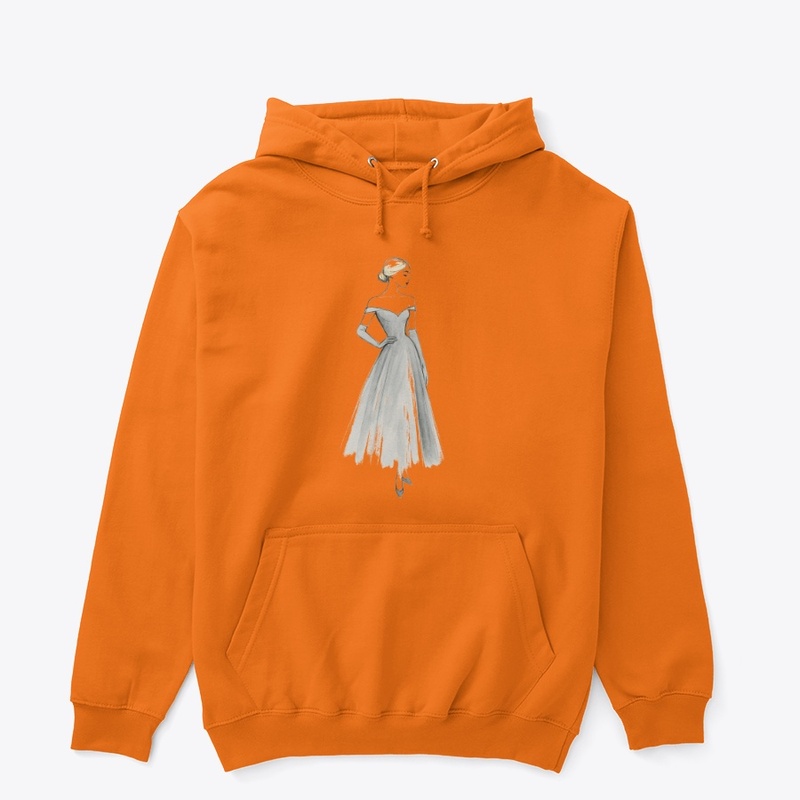 Gray Elegance – Couture Illustration