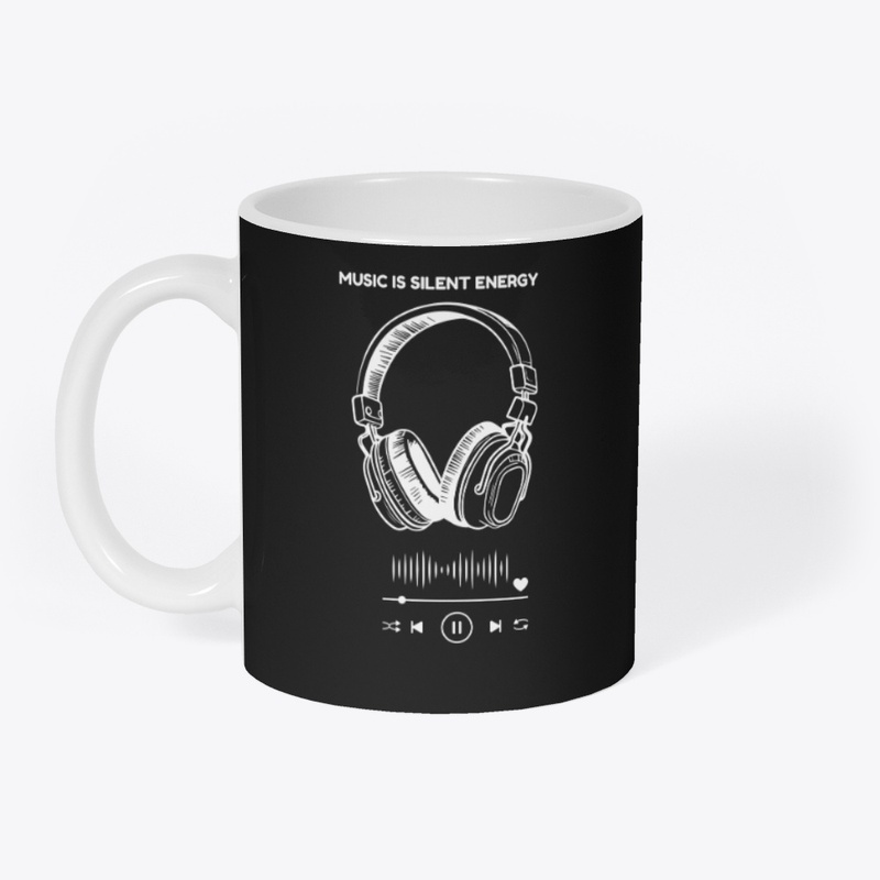 MUSIC IS SILENT ENERGY Tshirt