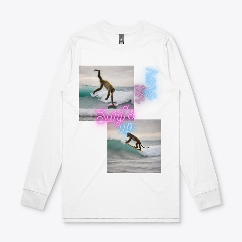 Monkey surfing 