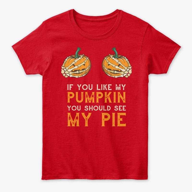 Funny Pumpkin Tshirt For Girls and Women