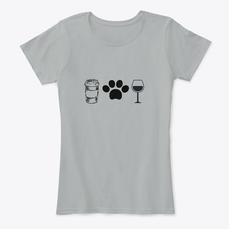 Coffee Dogs & Wine Dog Mom Shirt
