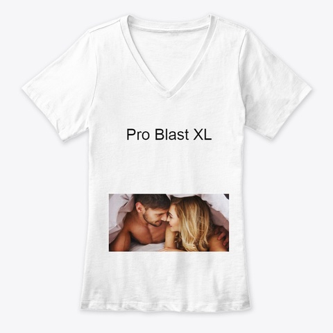 Pro Blast Xl White T-Shirt Front