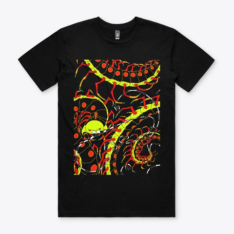 Centipede Sour Red Green Black T-Shirt Front
