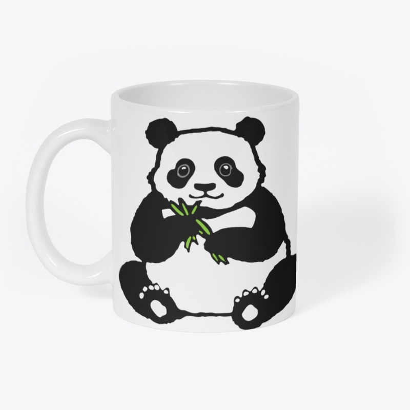 Playful Panda — Minimal Bamboo Snack