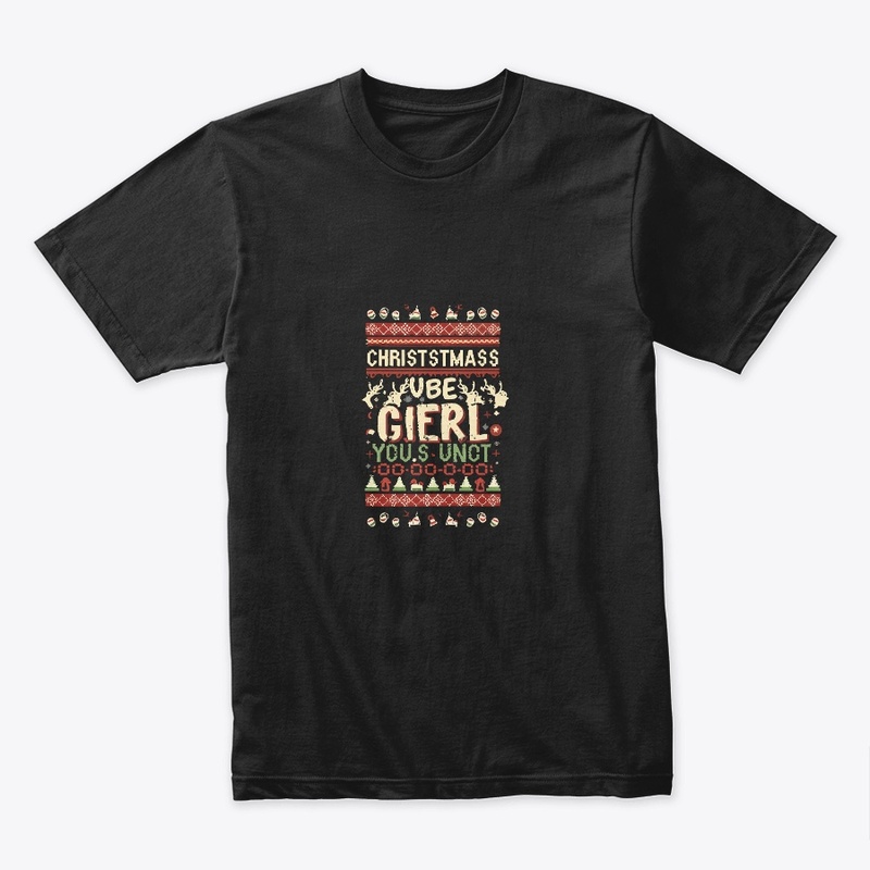 Vector ugly christmas t shirt design,