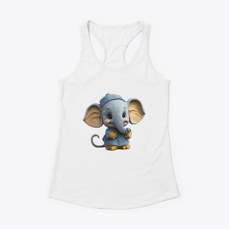 Baby Elephant in Happy Mood