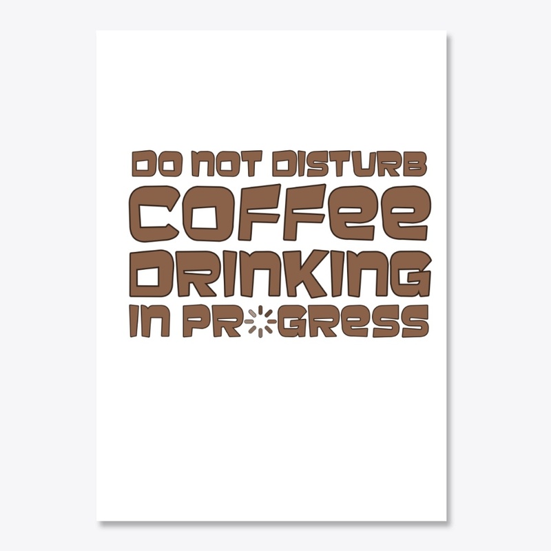 Coffee Drinking In Progress