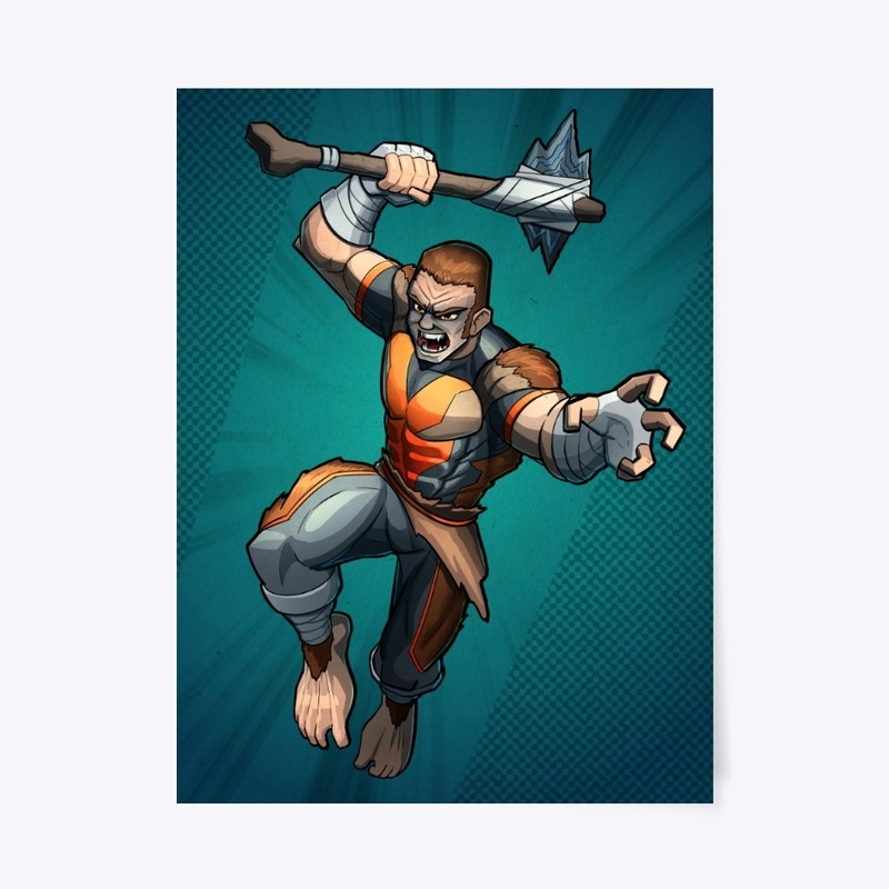 Willis Kong Superhero POSTER