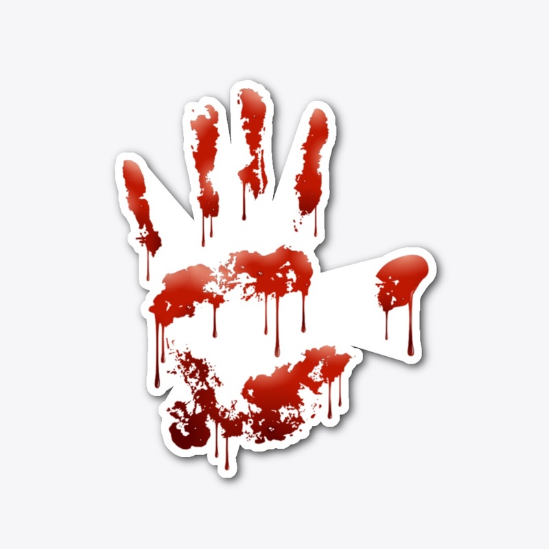 Bloody Hand Print (L)