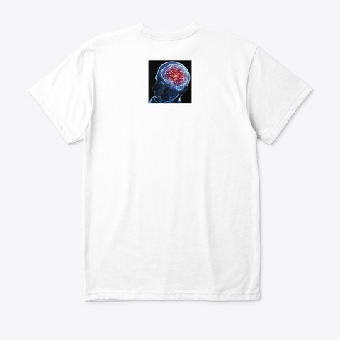 Gee Hii Brain Reviews White T-Shirt Back