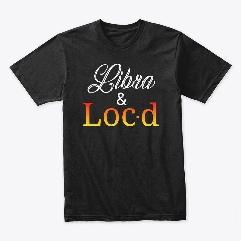 Libra & loc'd zodiac tee shirt