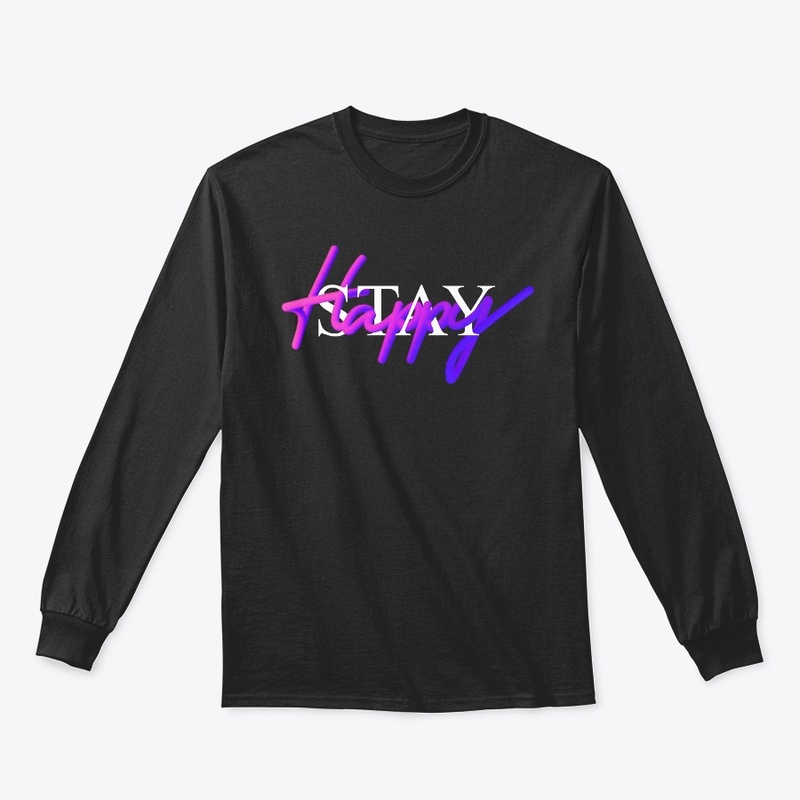 Stay Happy Typographic art