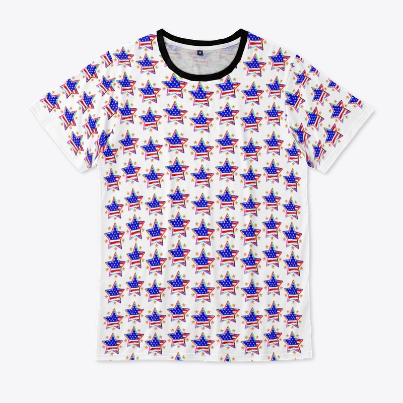 USA flag T shirt