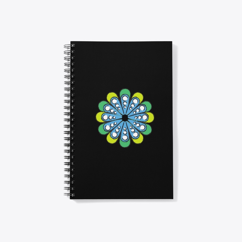 Green Flower of Life Mandala