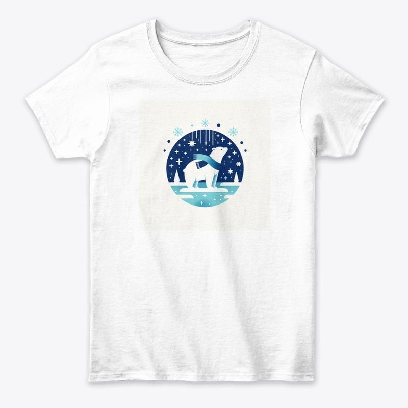 Polar Bear Winter Circle